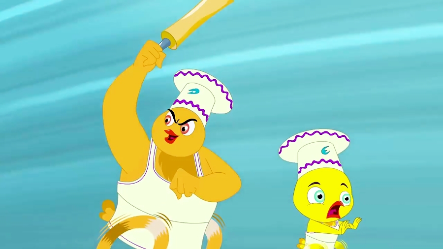 کارتون شاد جوجه کوچولوها و روباه بدجنس - قسمت 56 - تعقیب هواپیما